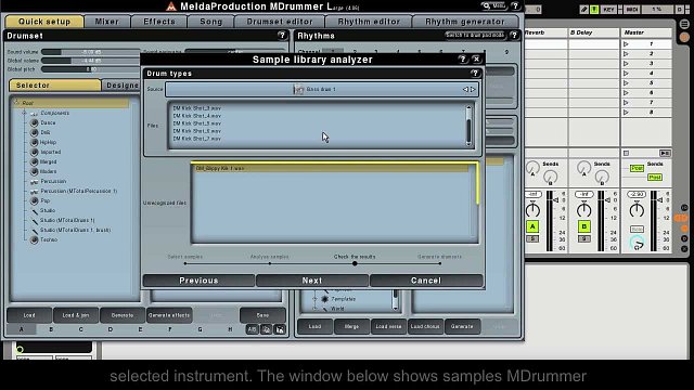 6 - Automatic sample library analysis and import